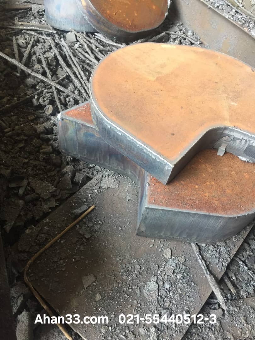 برش cnc هواگاز ورق 50 میلیمتر