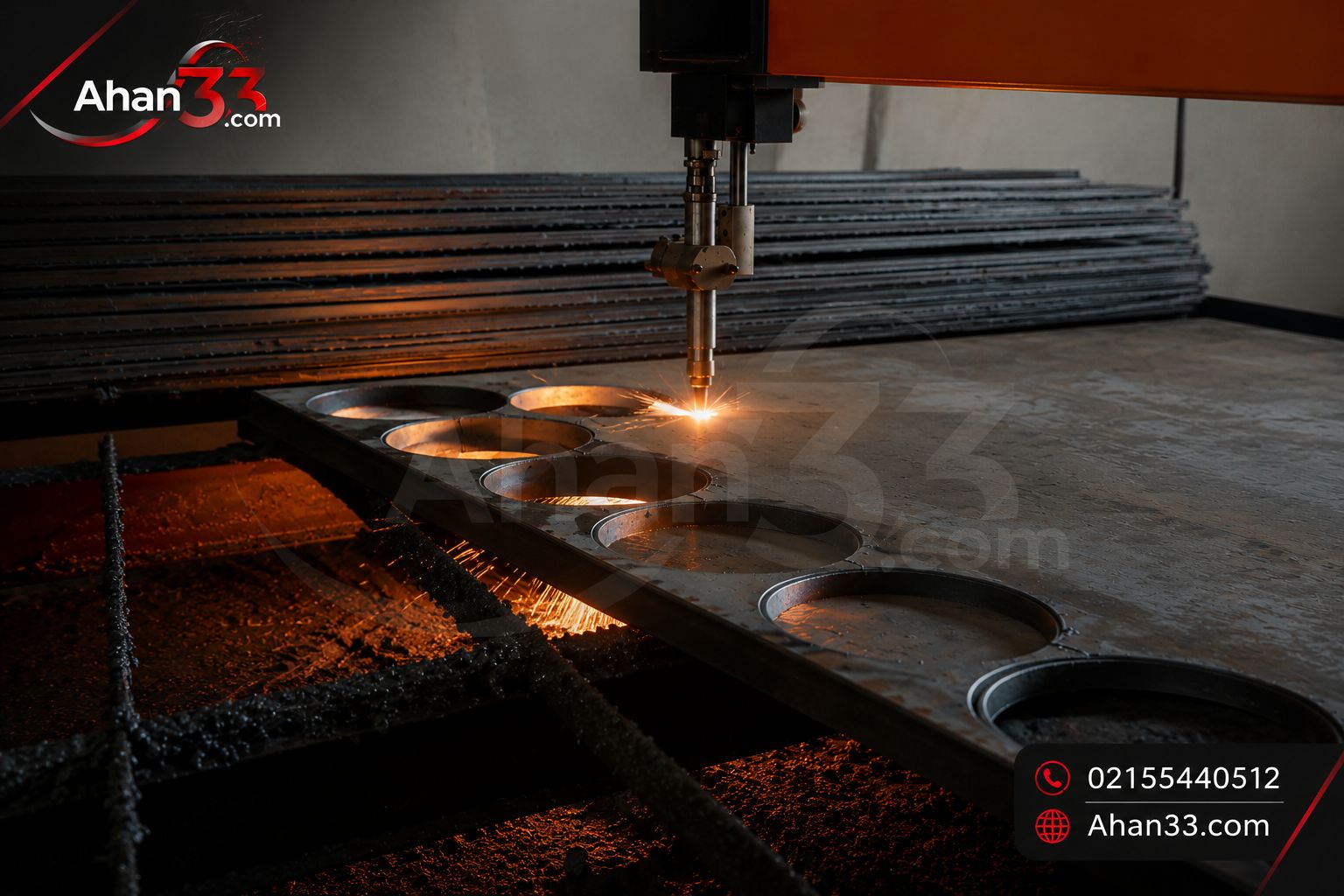 برش cnc ورق فولادی